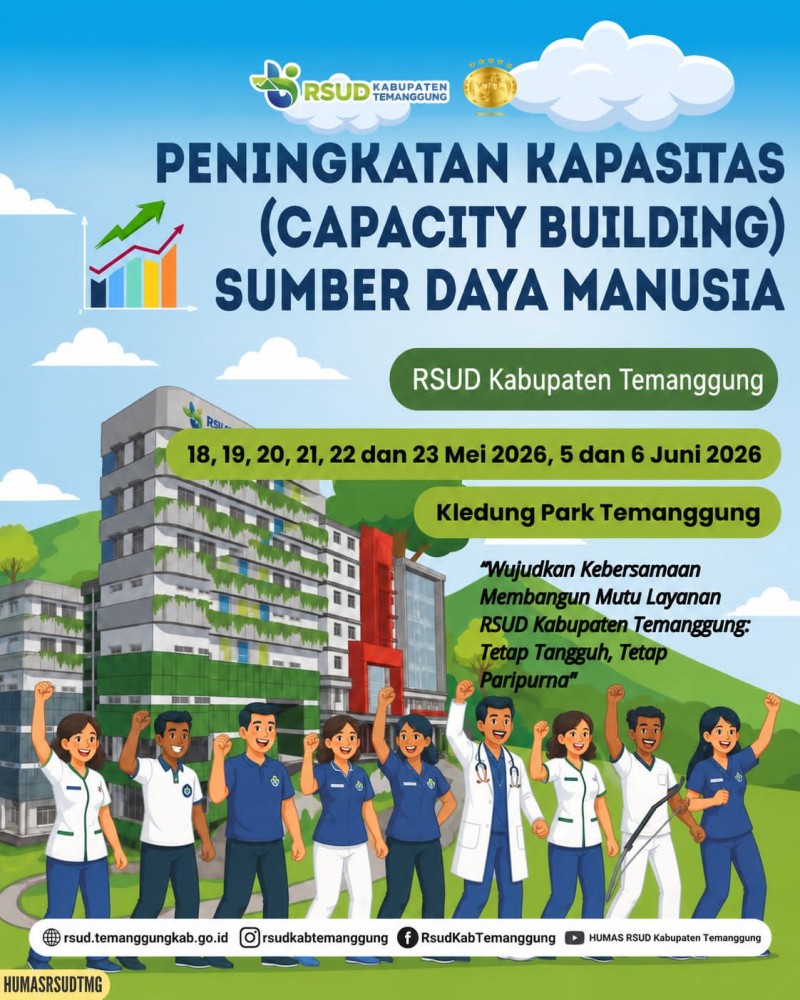 PENINGKATAN KAPASITAS (CAPACITY BUILDING) SDM RSUD KABUPATEN TEMANGGUNG 2026
