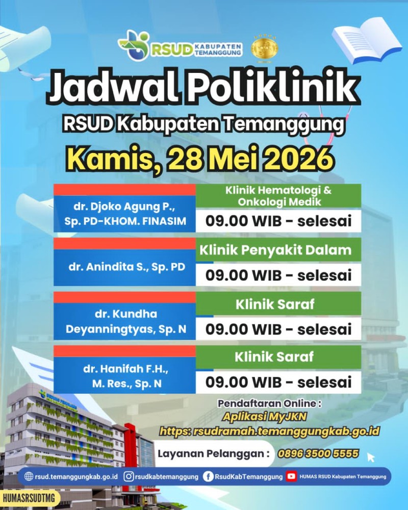 INFORMASI JADWAL POLIKLINIK