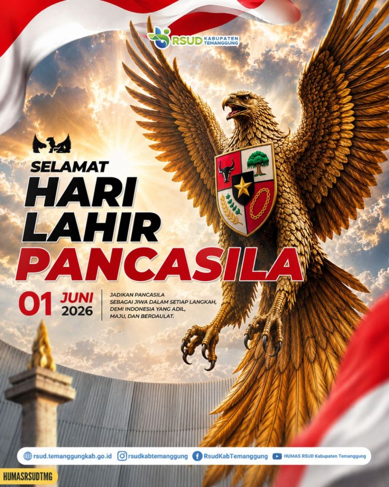 SELAMAT HARI LAHIR PANCASILA   1 Juni 2026