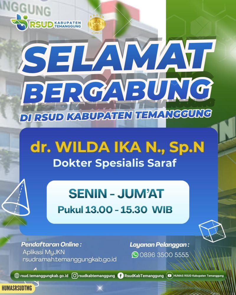 dr. Wilda Ika Nugrahenny, Sp. N  Dokter Spesialis Saraf