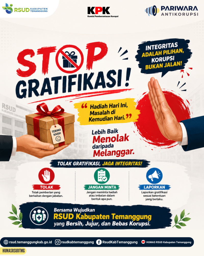 STOP GRATIFIKASI!