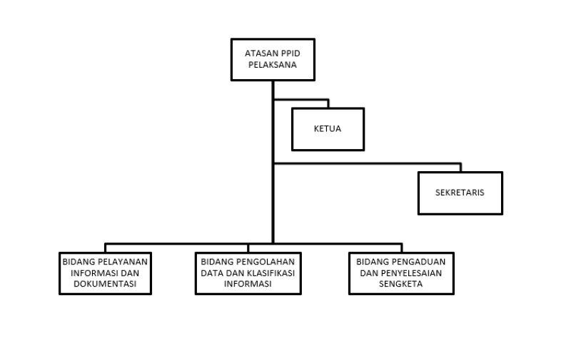 STRUKTUR ORGANISASI PPID PELAKSANA  RUMAH SAKIT UMUM DAERAH KABUPATEN TEMANGGUNG